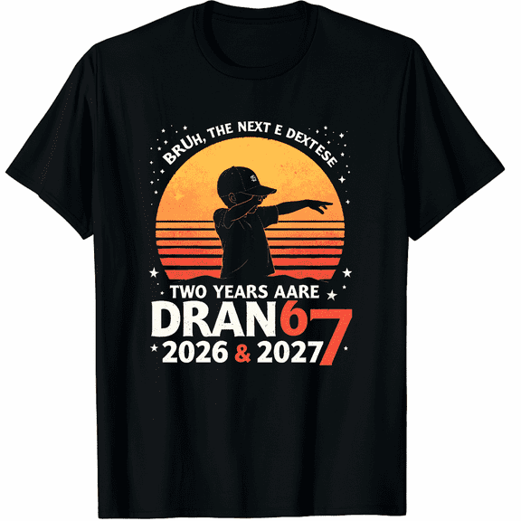 67 NYE 2026 Funny Boys Kids New Years Eve Party 6 7 Meme 6-7 Graphic Tee T-Shirt for Men Women