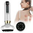 thumbnail image 2 of Beauos Rechargeable Body Contour Massager, USB Deep Tissue Tool for face, ABS Handheld Device with 4 Attachments, 2 of 9