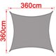 thumbnail image 1 of Toldo impermeable 300D para exteriores, vela de sombra para jardín, patio, coche, lona rectangular para piscina, 1 of 4