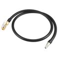 thumbnail image 1 of Unique Bargains 100cm Hose Length Universal Close Inflator Air Pump Hose Adapter Tyre Valve Inflator Extension Hose, 1 of 7