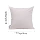 thumbnail image 3 of Funda de almohada de lino | Cojín decorativo moderno Funda de almohada lumbar para sofá cama sala de estar oficina | Cierre de cremallera | 45x45cm | Poliéster duradero | Paquete individual, 3 of 6