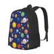 thumbnail image 1 of Balery Space Planet Mochila para hombre y mujer - Tela Oxford 600D resistente - Gran capacidad, resistente al agua, ideal para la escuela, viajes y senderismo, 1 of 6