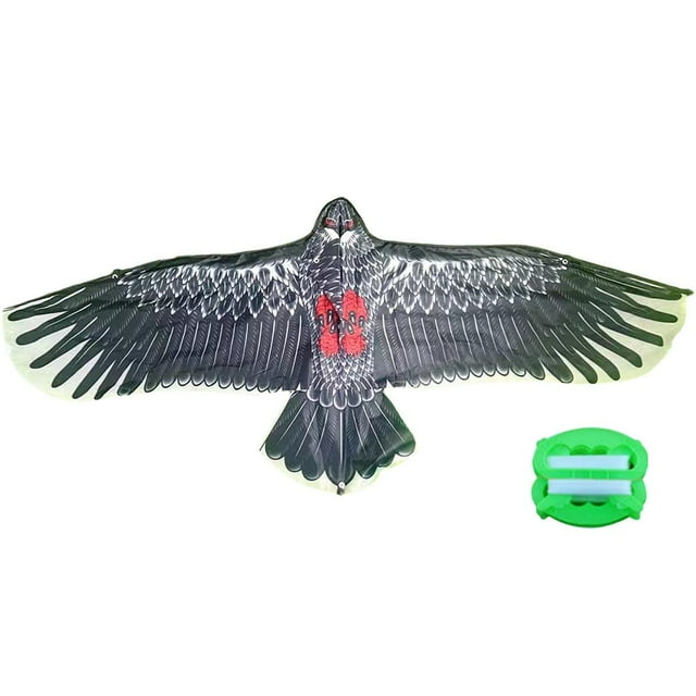 1.1m Eagle Kite With 30 Meter Kite Line Children Flying Bird Kites Outdoor Toys