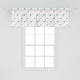 thumbnail image 2 of Ambesonne Cartoon Window Valance, Fish Cartoon with Spots, 42" x 18", Multicolor, 2 of 3