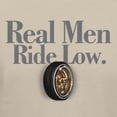 thumbnail image 4 of Rollin Hard Real Men Ride Low Graphic T-Shirt (3X-Large, Sand), 4 of 4