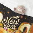 thumbnail image 2 of Rocae Happy New Year 2025 C for Pet Blanket Dog Blanket Cat Blanket Soft Sleep for Small Medium Pet-Medium, 2 of 8