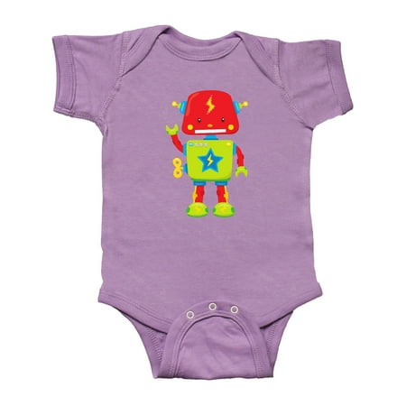 

Inktastic Cute Robot Little Robot Colorful Robot Gift Baby Boy or Baby Girl Bodysuit