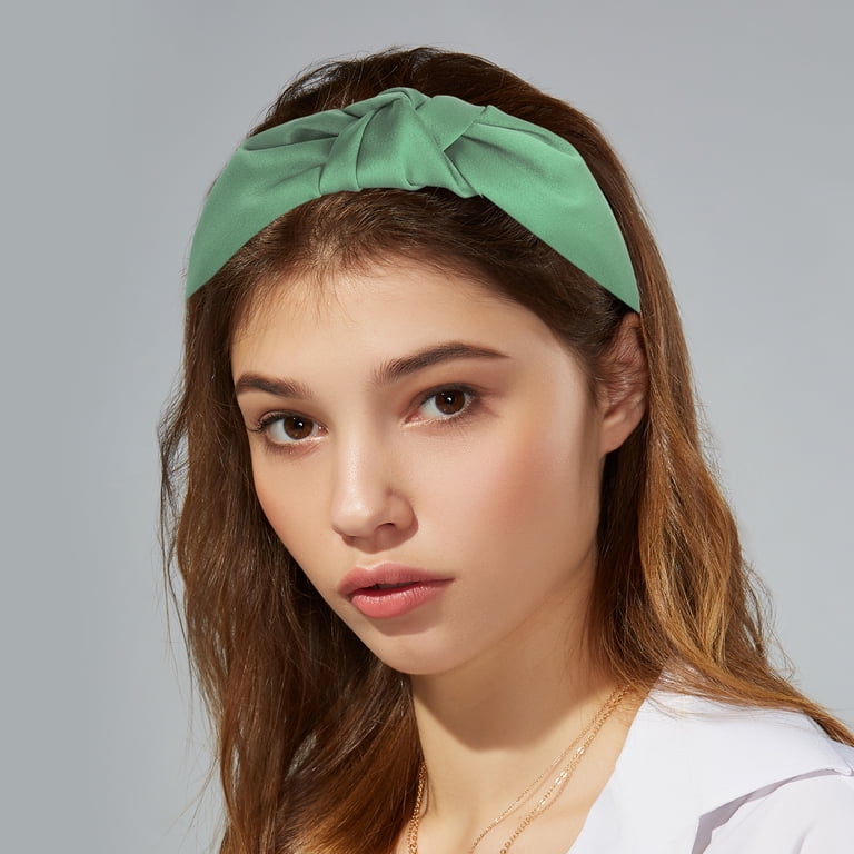 Unique Bargains Silk Knotted Headband Hairband for Women 1.2  display picture 2