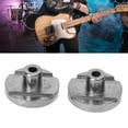 thumbnail image 4 of Guitar Strap Lock, Durable 2Pcs Easy Installation Bass Strap Button  For Instrument Silver,Black,Gold, 4 of 8
