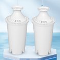 thumbnail image 1 of Peggybuy 2PCS Mineral Alkaline Water Pitcher Filter Longlast for Brita Pitcher Dispenser, 1 of 9