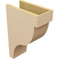 thumbnail image 5 of 7"W x 14"D x 21"H Classic Garner Rough Cedar Woodgrain TimberThane Corbel, Primed Tan, 5 of 6