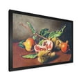 thumbnail image 2 of Designart 'Ancient Still Life of Orange Fruits' Traditional Framed Art Print, 2 of 4