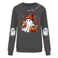 thumbnail image 7 of Sweatshirts for Women JIANLAI Spooky Season Cute Ghost Pumpkin Graphic Crewneck Sweatshirt, Fall Halloween Long Sleeve Pullover Top, Loose Casual Printed Sweatshirt, 7 of 7