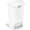 White, variant on 50 Liter / 13 Gallon Semi-Round Kitchen Step Trash Can with Secure Slide Lock, Grey Plastic