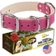 thumbnail image 1 of Collar de perro ADITYNA de piel de primera calidad, muy resistente, para perros de tamaño mediano, 1 of 6