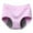 Pink, variant on Baywell Women's Stretch Cotton Underwear Mid Waisted Panties Soft Breathable Briefs 4 Pieces (Weight)88-170LBS