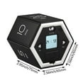 thumbnail image 4 of Timer  Digital Clock Timer Magnetic Cubes Timer Kitchen  Flip Timer For Studying Cooking Exercising Easy To Use Magnetic Flip -timer, 4 of 6