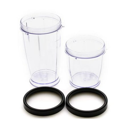 Undecorated Tall Cup - Bella Rocket Blender SET Short Cup + Tall Cup + 2 Lip Rings