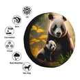 thumbnail image 4 of Rateoe Forest Panda Pattern Tire Cover Wheel Protectors Weatherproof Wheel Covers Universal Fit for Trailer Rv SUV Truck Camper Travel Trailers Accessories-16 inch, 4 of 6