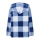 thumbnail image 4 of HongQid Womens Winter Coats Warm Plush Hooded Jackets Zip Up Button Cardigan Trendy Plaid Fleece Fuzzy Outerwear, 4 of 6