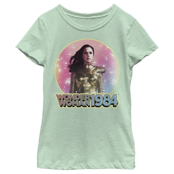 Girl's Wonder Woman 1984 Golden Moment Graphic Tee Mint X Large