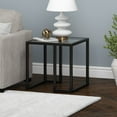 thumbnail image 3 of Evelyn&Zoe Oscar 20" Wide Square Side Table, Blackened Bronze, 3 of 8