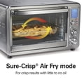 thumbnail image 4 of Hamilton Beach 6 en 1 Sure Crisp Air Freyer Combo de horno tostador y parrilla eléctrica para interiores, temperatura de 450 F, función de hornear, asar, tostar y pizza, 0.88 pies cúbicos 31395,, 4 of 5