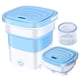 thumbnail image 1 of Lavadora Pequeño Hogar Plegable Portátil Automático Elución Cuerpo Azul Leyfeng Lavadora, 1 of 7