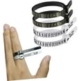 thumbnail image 5 of 6pcs Rings Ring Gauge Ring Measuring Belt Ring Finger Sizer Ring Measurement Tool Measuring Circle, 5 of 5