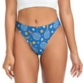 thumbnail image 1 of Balery Tennis Tangas de Algodón para Mujer con Estampado – Ropa Interior Sexy, Transpirable, G-string-XX-Large, 1 of 6