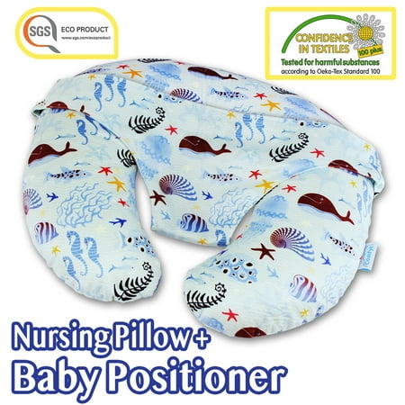 Nursing Pillow Multifunctional Baby Lounger Supporting Baby Best Breastfeeding Pillow and Positioner for Mom's Baby Support Pillow Kids Positioner by