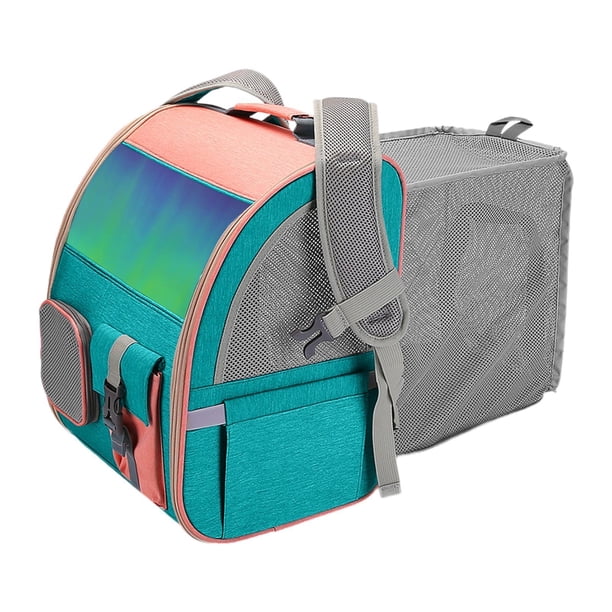 Mochila transportadora de mascotas expandible Yuyangstore Verde