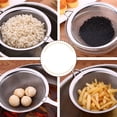thumbnail image 4 of Colander Stainless Steel Colander Long Handle Juice Soybean Milk Soup Filter Skimmer Tool, 4 of 5
