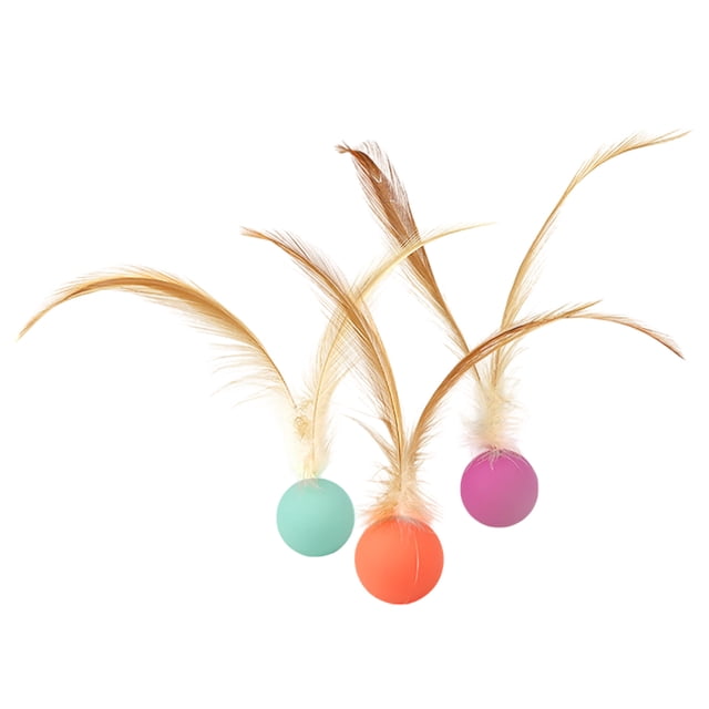 Hearth & Gear Cat Interactive Bouncy Feather Feather Cat Toys Indoor Exercise Toy Sensory Stimulation Cat With Feather For Training Indoor Outdoor Play Rope for Dog Burrow for Dogs Extra Durable Dog
