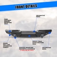 thumbnail image 4 of Modular Front Bumper w/2 x Side Wing For 2022 2023 2024 Toyota Tundra w/6" Light Bar + D Shackles, 4 of 12