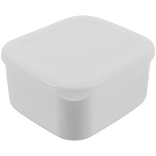 2 Pcs Ham Cheese Fridge Container Transparent Storage Box Veggie Cream