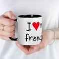 thumbnail image 5 of CafePress - I LOVE MY Frenchie Mug - 11 oz Ceramic Mug - Novelty Coffee Tea Cup, 5 of 6