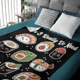 thumbnail image 3 of Just A Boy Who Loves Chicken Nuggets Fleece Flannel Gift Blanket Lightweight Soft Throw Blanket Cute Cozy Blanket for Bed Couch Travel Outdoor 40''''x 50'''' for Kids/Child, 3 of 6