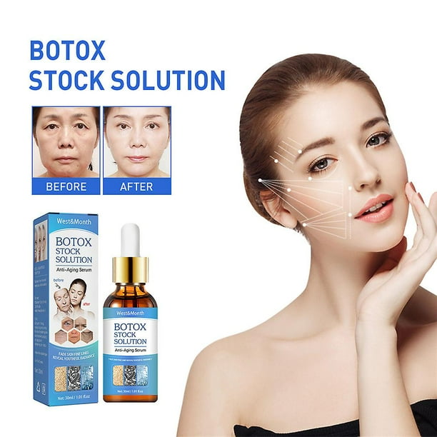 30ml Botox Stock Solution Facial Essence Liquid Moisturizes Lightens Skin Fine Lines