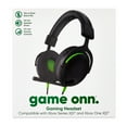 onn. Xbox Wired Video Gaming Headset with 3.5mm Connector, FliptoMute Mic, Lightweight Steel