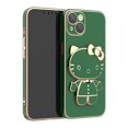 thumbnail image 2 of Funda de teléfono con soporte oculto y espejo HelloKitty para iPhone 14/13 Pro Max, 2 of 4