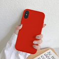 thumbnail image 2 of iPhone Xs Max Case with Screen Protector,Soft Liquid Silicone Gel Rubber Bumper Cover,Slim Fit Shockproof Protective Phone Case for iPhone Xs Max Red, 2 of 8