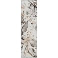 thumbnail image 2 of Addison Rugs Chantille Indoor/Outdoor Transitional Floral Ivory Machine Washable Runner Rug, 2'3" x 7'6", 2 of 8