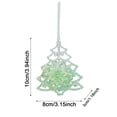 thumbnail image 3 of Glitter Transparent Christmas Hanging Ornaments, Xmas Tree Pendants Ideal for Winter Holiday Scene Home Decor, 3 of 6
