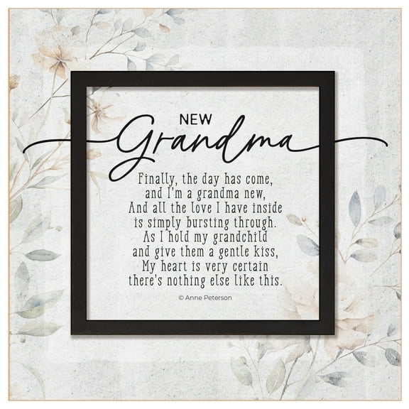 DEXSA New Grandma Wood Plaque - 6" x 6 1/8"