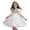 E049-White, variant on hengsof Girls Summer Tulle Bowknot Sequin Puff Sleeve Dress Mesh Round Neck Princess Party Ball Gown for 2-11 Years