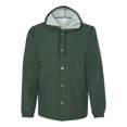 thumbnail image 1 of ITC EXP95NB Men's Hooded Water Resistant Windbreaker Jacket - Forest Green - XXX-Large, 1 of 2