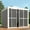 White, variant on Mirador 111S 10' Outdoor Pergola Aluminum PC Sliding Door w/ Handle, 4 Panels, Charcoal (Not Pergola)