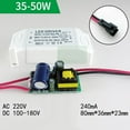 thumbnail image 1 of Led Driver Power Supply 8W~50W Transformer 240Ma 220V Constant Current, 1 of 5