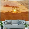 thumbnail image 4 of PRATYUS Boho Sun Vertical Tapestry, Bohemian Mountain Desert Tapestry Wall Hanging for Bedroom, Yellow Minimalist Tapestries Poster Beach Blanket College Dorm Home Decor  50x40inch, 4 of 6